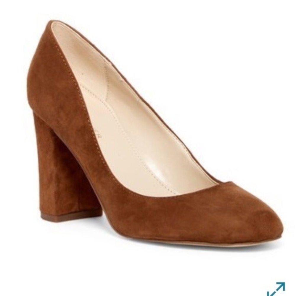 Marc Fisher LTD Isabelle Pump Cognac Suede